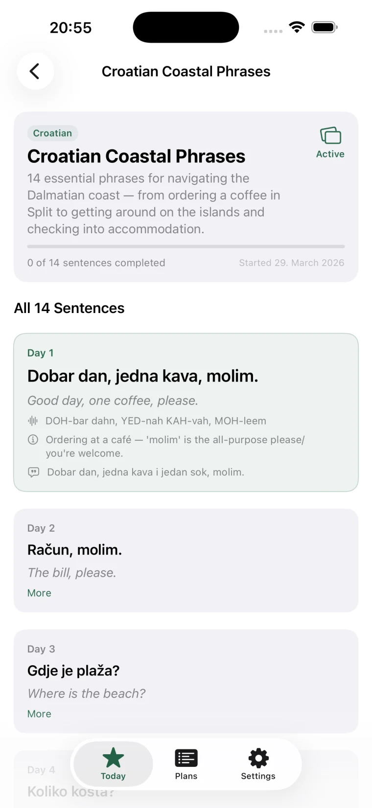 DailyPhrase screenshot 3