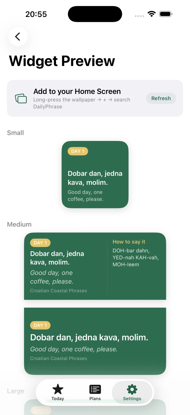 DailyPhrase screenshot 4