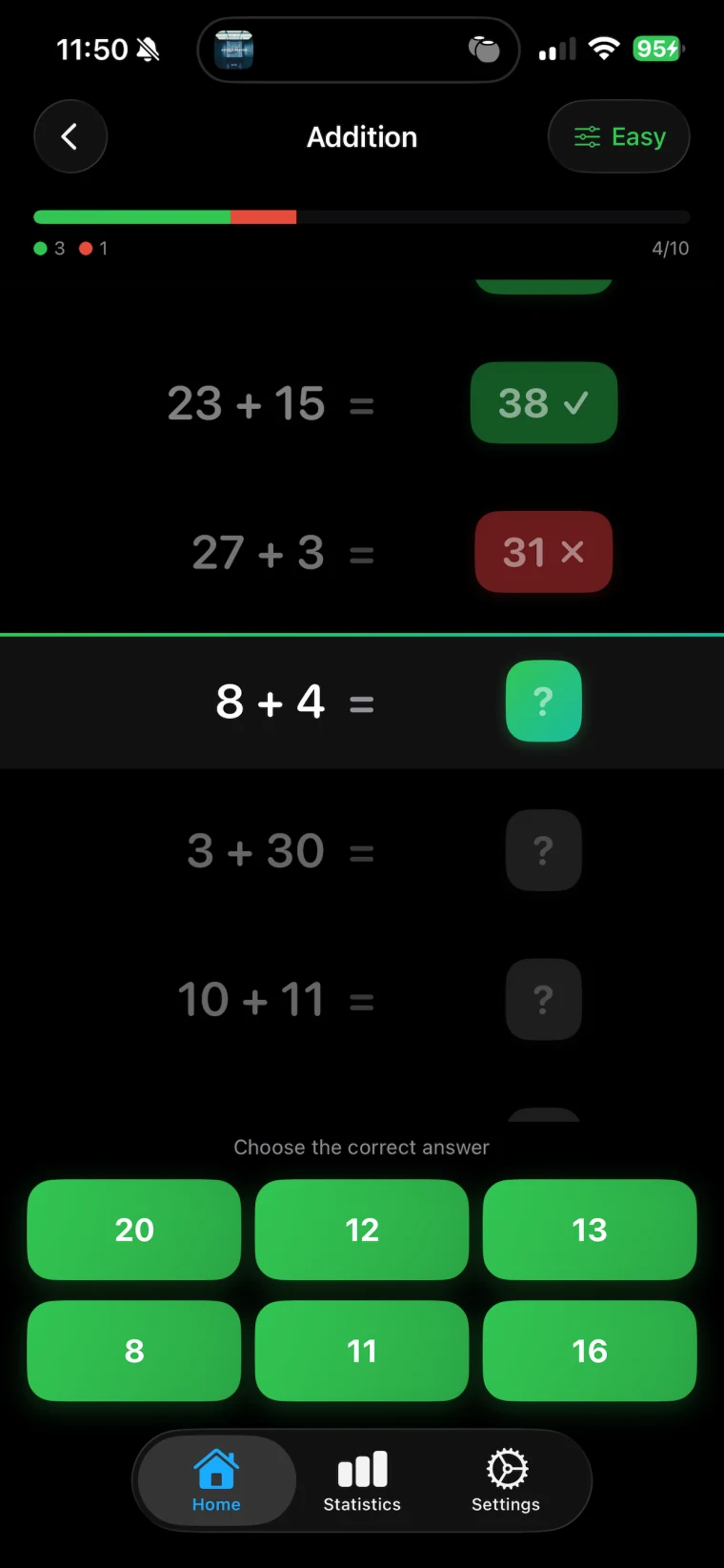 QuickMath screenshot 1