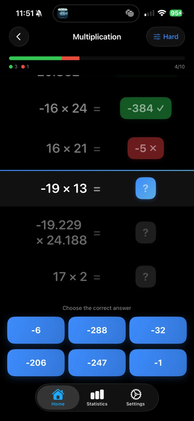 QuickMath screenshot 2